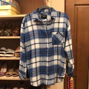 Last Call!! Rails blue & white checkered button down sz small